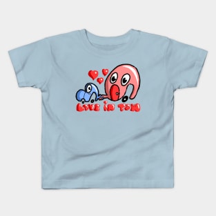 Love In Tow Caravan and Camping Kids T-Shirt